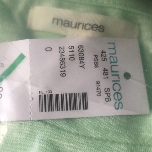 ** NWT Maurices shenanigans shamrock t shirt 0X St patricks Day Irish - Picture 8 of 8